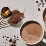 Double Dark Hot Chocolate in mug.