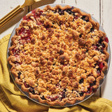 fast summer berry pie made with To The Rim Pie Weights