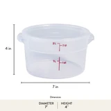 Standard Dough-Rising Bucket dimension