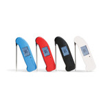 Thermapen ONE in blue, black, red, and white