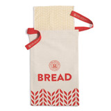 beeswax-coated cotton liner inside the cotton bag of the Reusable Bread Bag