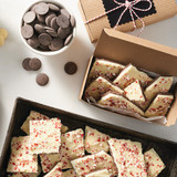Peppermint bark made with Peppermint Crunch