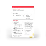 Lemon Bar Mix packaging