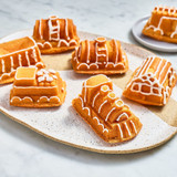 Train cakes made with the Train Cake Pan