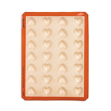 Bite-Sized Silicone Heart Pan