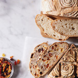 Rustic sourdough made two ways. Made in the Round Brotform