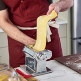 Instructor Martin Philip making pasta