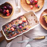 Festive bread baked in Emile Henry Madeleine Loaf Pan