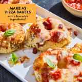 Make as pizza bagels with a few extra ingredients