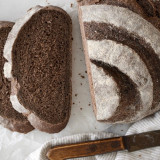 Pumpernickel Boule made with Pumpernickel Flour