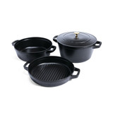 STAUB LUXE ギフトセット Grand BK 20cm 23cm Staub Stackable Set - King Arthur Baking Company