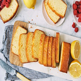 Lemon glazed pound cake made with King Arthur Lemon Extract