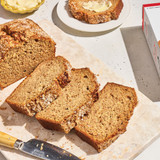 Banana bread made with Banana Bread Mix