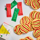 Peppermint Cookies made with Holiday Plant Based Food Colors