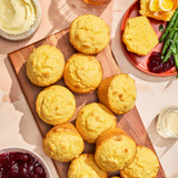 Honey Cornbread muffins made with Honey Cornbread Mix