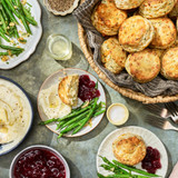Biscuits made with Cheddar Chive Scone and Biscuit Mix