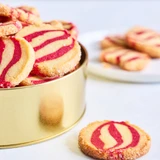 Striped Peppermint Shortbread Cookies Bundle