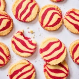 Striped Peppermint Shortbread Cookies Bundle