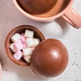 Hot Chocolate Bombe with Marshmallows