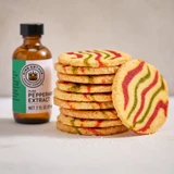 Peppermint cookies made with Pure Peppermint Extract