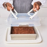 Snap Lock Pie Carrier being used to carry brownies