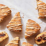 Layered apple scones made in Standard Scone Baking Pan