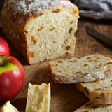 Sliced bread baked in King Arthur Oversized Bread Loaf Pan