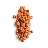 Caramel chips from above