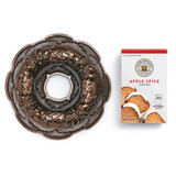 Product Photo 1 Apple Spice Cake Mix and Autumn Wreath Bundt Pan Set, image opens a dialog.