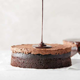 Triple chocolate cake