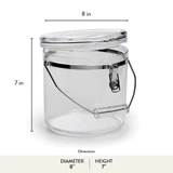 19-Cup Airtight Canister With Handle dimensions