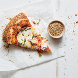 Weeknight Neapolitan Pizza with The Works Bread Topping on the crust