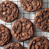 Chocolate cookies made with Triple Cocoa Blend