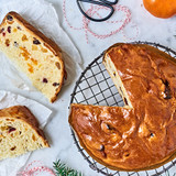 Overnight panettone made with Fiori di Sicilia