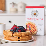 Waffles made with Belgian Waffle Mix