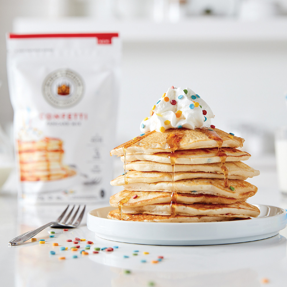 Confetti Pancake Mix and Sparkle Syrup King Arthur Baking Company