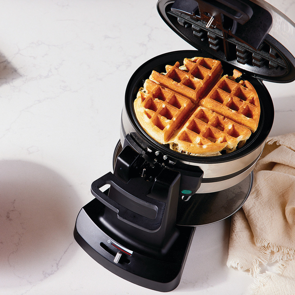 キッチン家電 Cuisinart Double Waffle Maker Cuisinart Double Sided Belgian Waffle Maker - King Arthur Baking