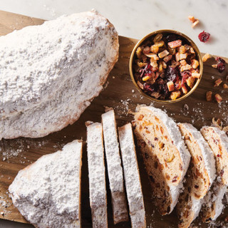Stollen bread made from Stollen Mix.