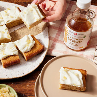 Dark and stormy bars made with Organic Ginger Syrup