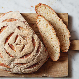French country boule  made with Baker's Bread Salt