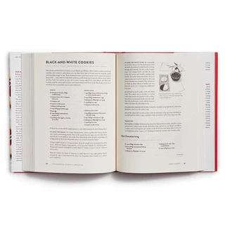The Essential Cookie Companion open to black and white cookie recipe