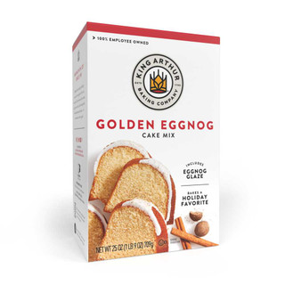 Golden Eggnog Cake Mix front of box