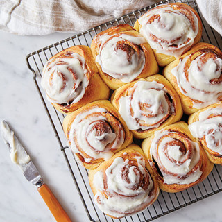 Cinnamon buns made with SAF Red Instant Yeast