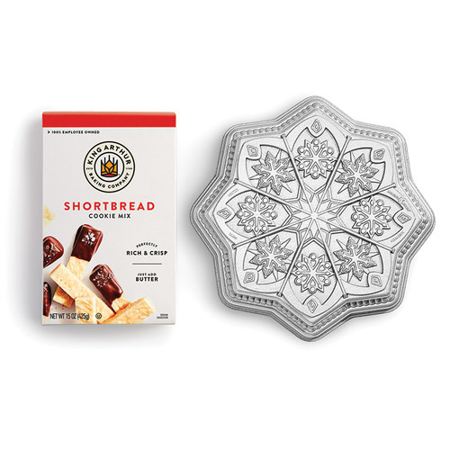 Shortbread Cookie Mix and Snowflake Pan Set - King Arthur Baking Company