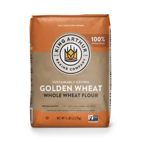 Front of package King Arthur Golden Wheat Flour