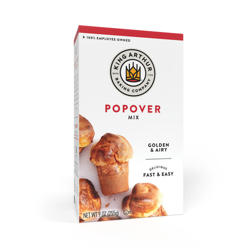 Front of Popover mix packaging