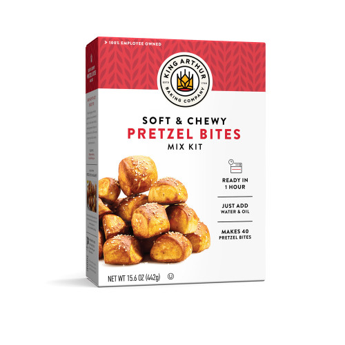 Soft & Chewy Pretzel Bites Mix packaging
