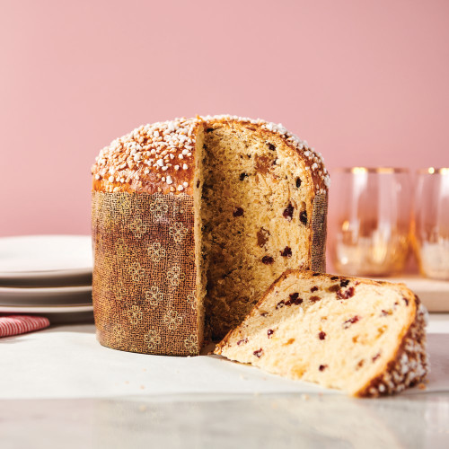 Traditional Panettone Bread Mix made into a loaf