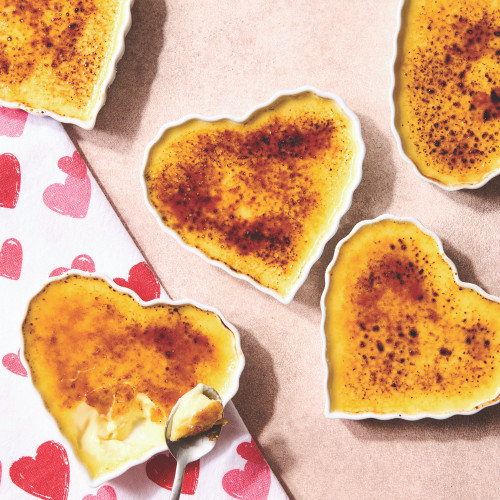 Crème Brûlée made in the Heart Ramekins Set