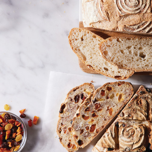 Rustic sourdough made two ways. Made in the Round Brotform